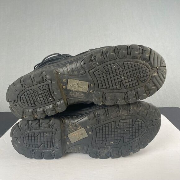 Thorogood BBP Waterproof Side-Zip Men's size 11 M Black Leather Tactical Boots - Picture 4 of 16